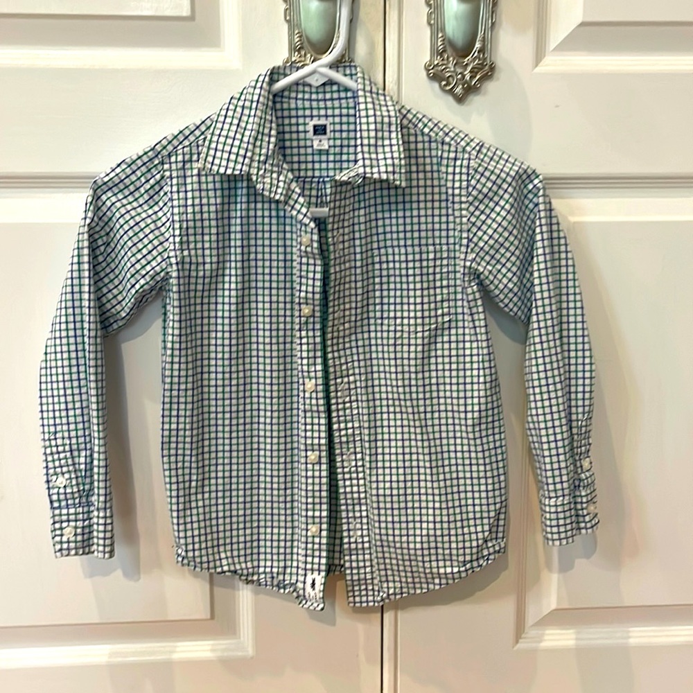 Worn once! Janie and Jack button down. Boys size 6.